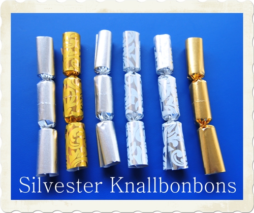 Knallbonbons Silvester Dekoration