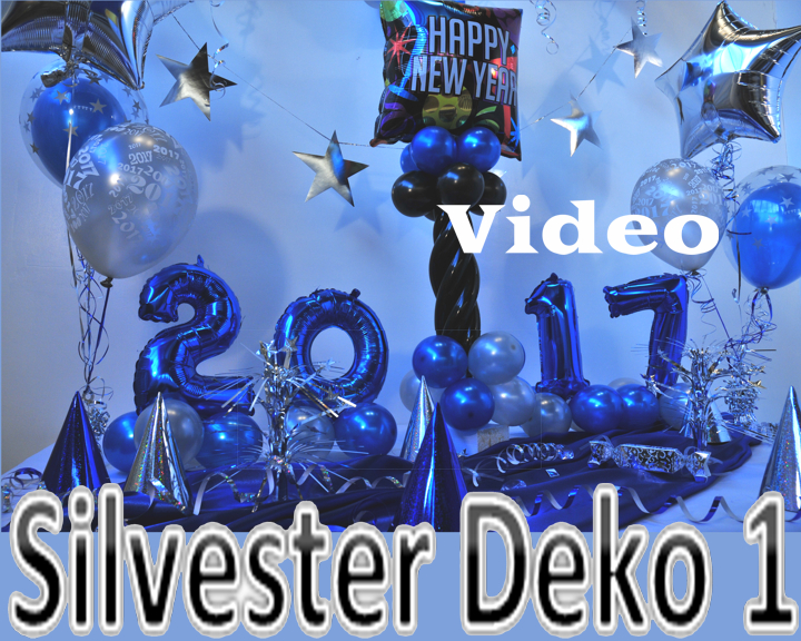 Dekoration Silvester 1 Video